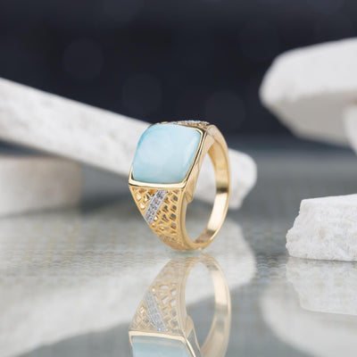 Daniel Steiger Atlantis Larimar Ring