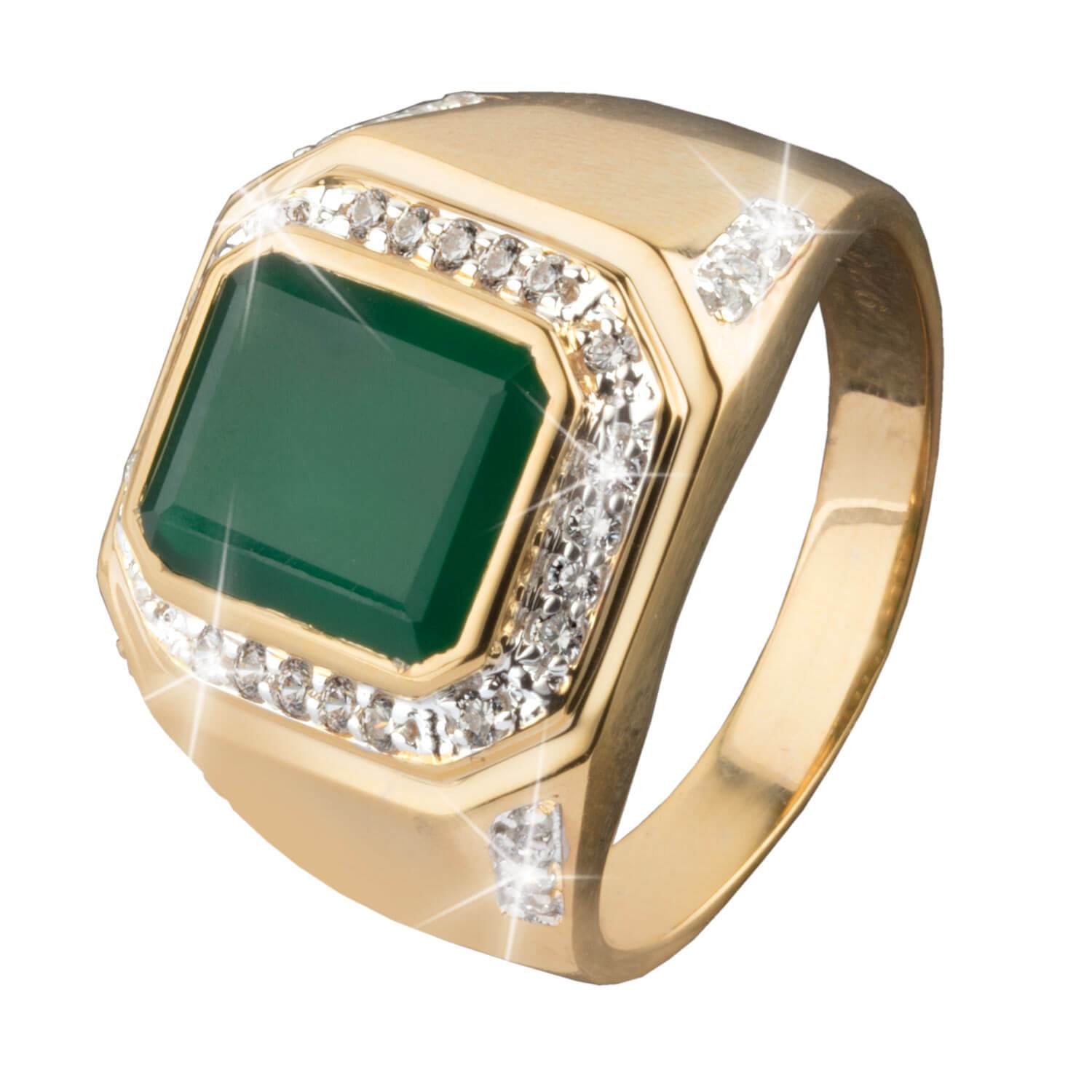 Daniel Steiger Master Green Onyx Ring