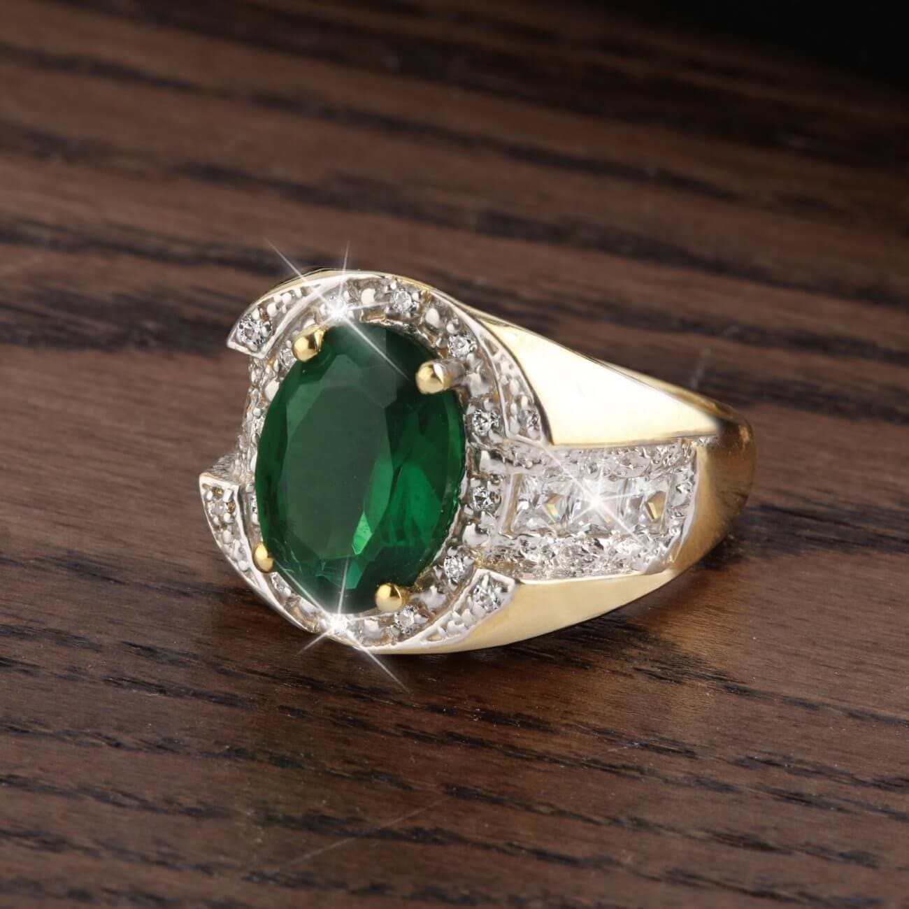 Daniel Steiger Hunter Green Men's Ring