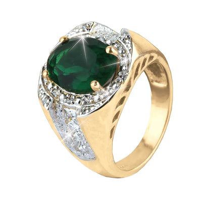 Daniel Steiger Hunter Green Men's Ring