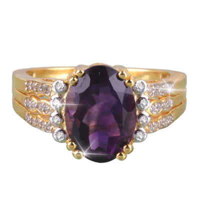 Daniel Steiger Gosford Amethyst Ring