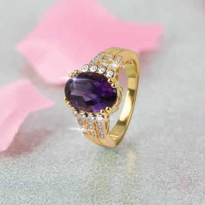 Daniel Steiger Gosford Amethyst Ring