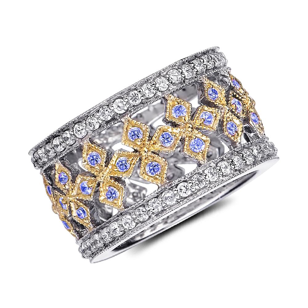 Daniel Steiger Filigree Finesse Blue Ring