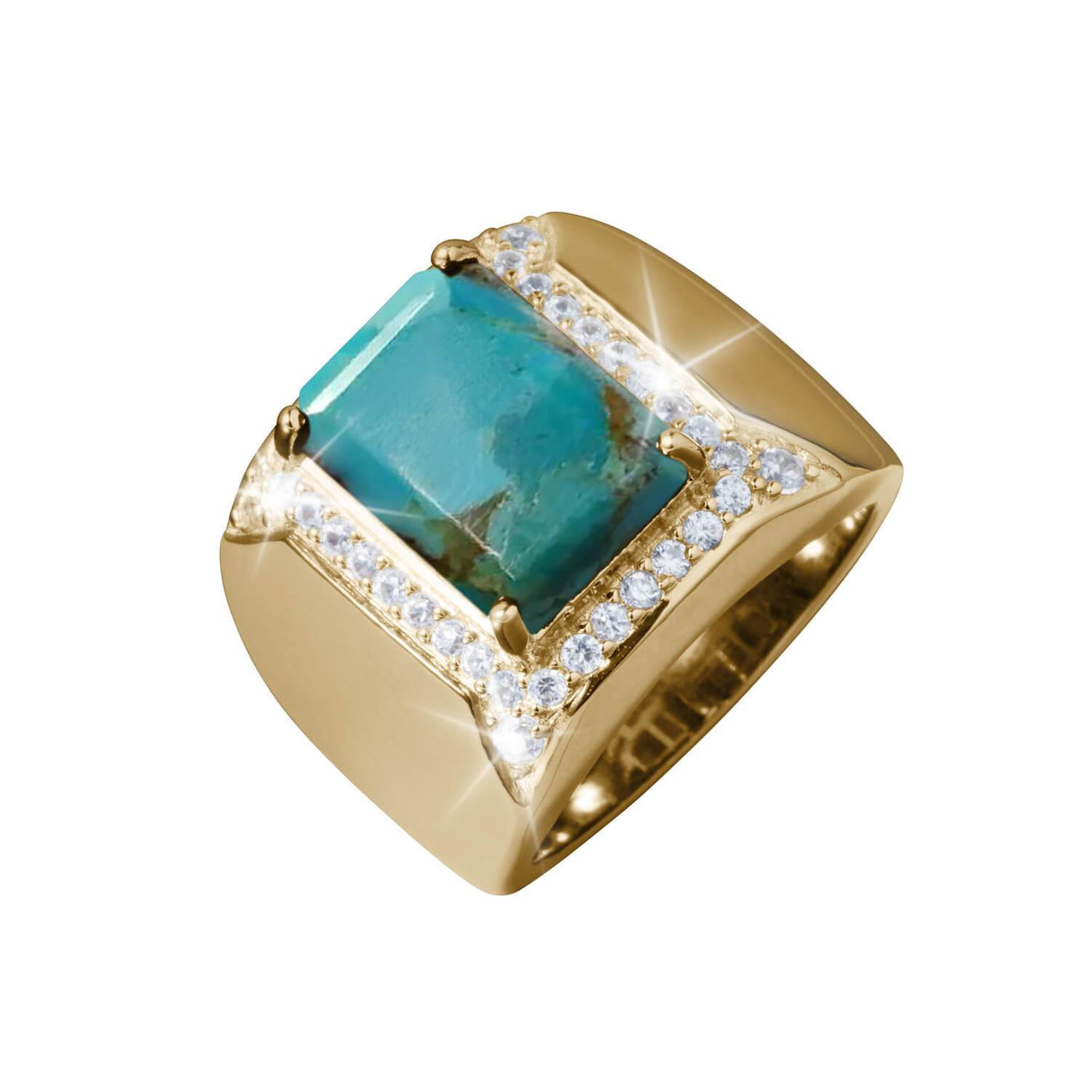 Daniel Steiger Tidal Turquoise Men's Ring