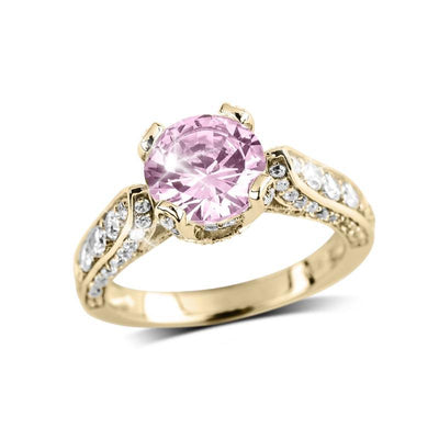Daniel Steiger Millionaire Pink Argyle Ring