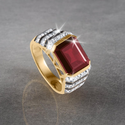 Daniel Steiger Firestorm Garnet Ring