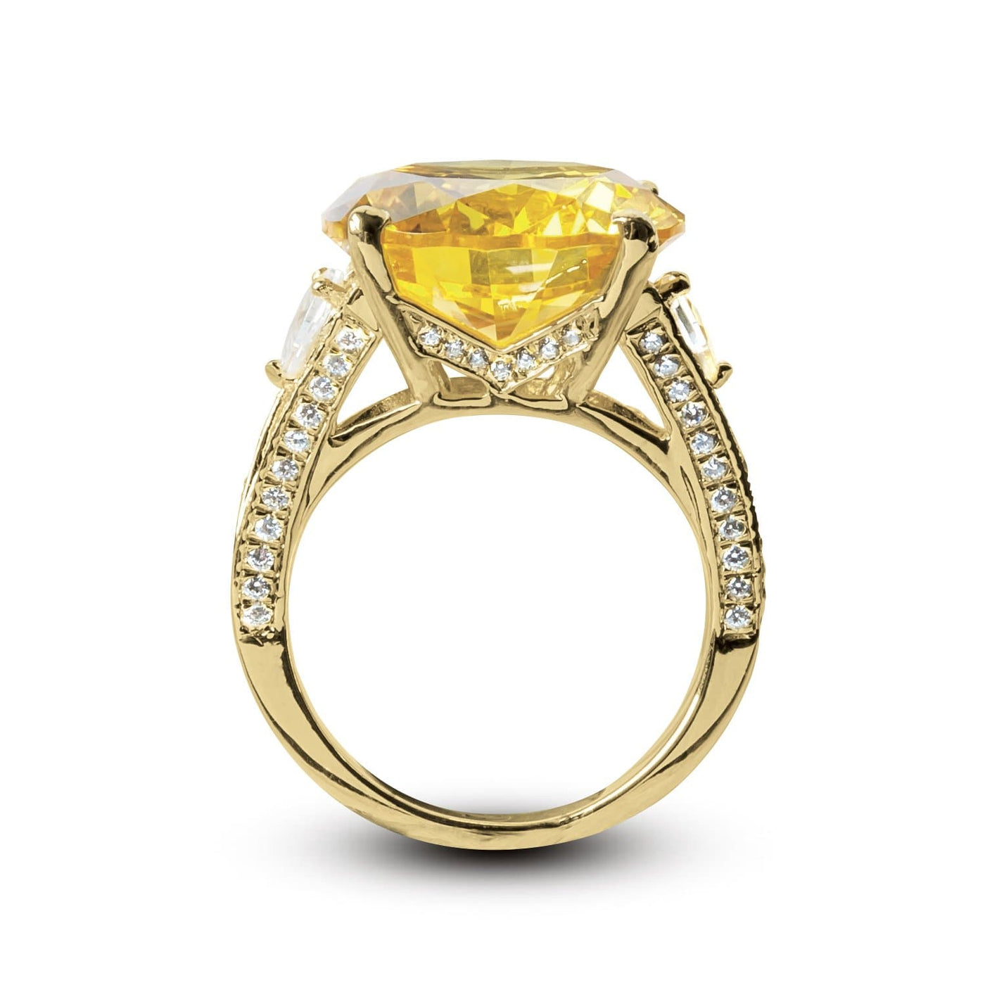 Daniel Steiger Golden Sun-Drop Ring