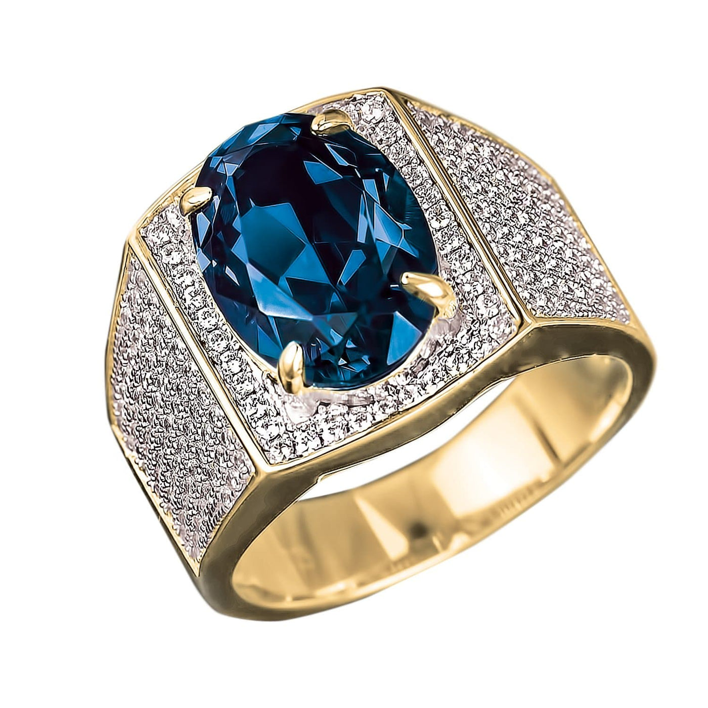 Daniel Steiger Notorious Blue Men's Ring