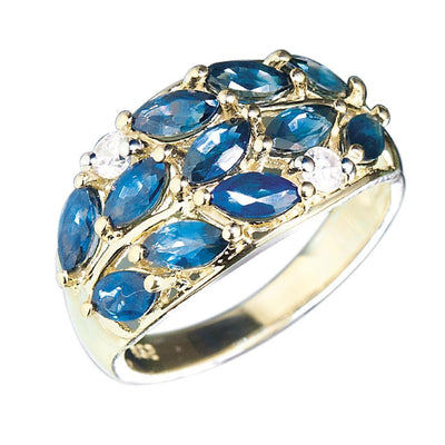 Daniel Steiger Marquise Sapphire Ring