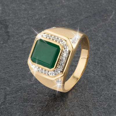 Daniel Steiger Master Green Onyx Ring