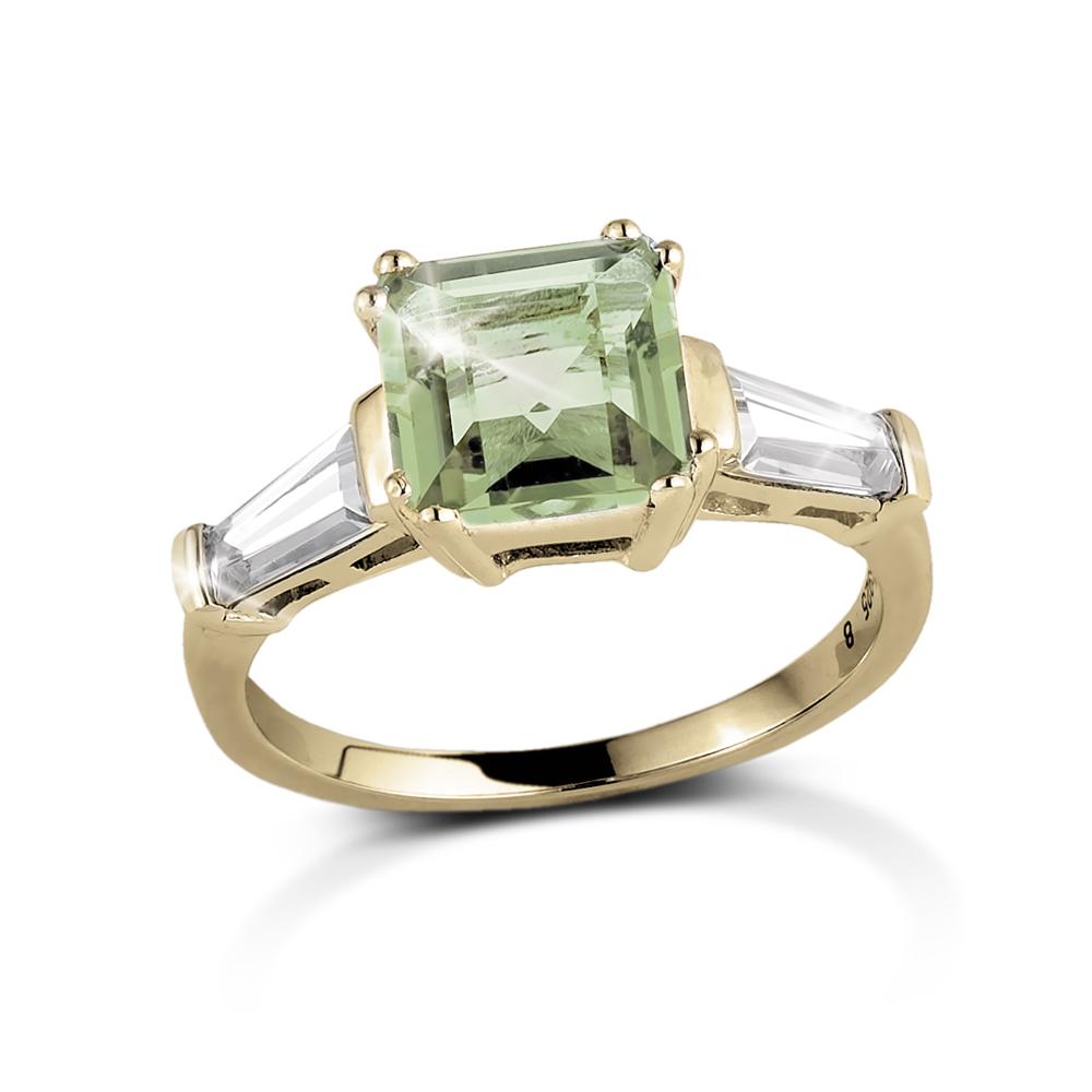 Daniel Steiger Decadence Gem Ring Green Amethyst