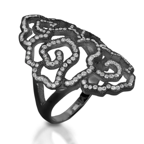 Daniel Steiger Desert Rose Black Rhodium Ring