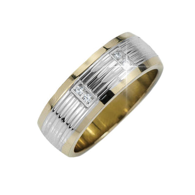 Daniel Steiger Men's Tower Diamond Ring