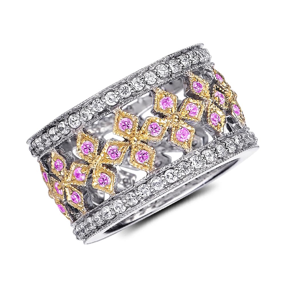 Daniel Steiger Filigree Finesse Candy Pink Ring