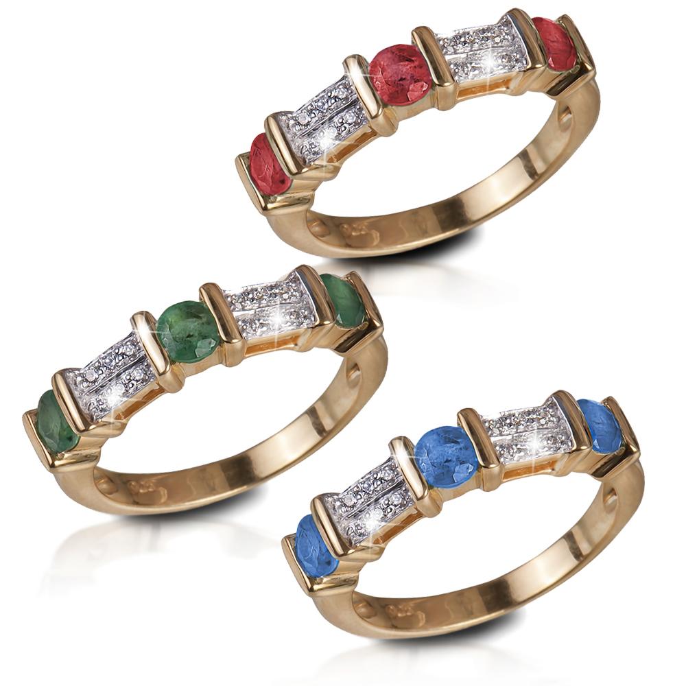 Daniel Steiger Trieste Gem Rings